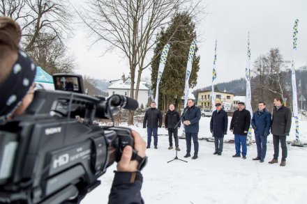 Briefing prasowy/fot. Tomasz Żak UMWS
